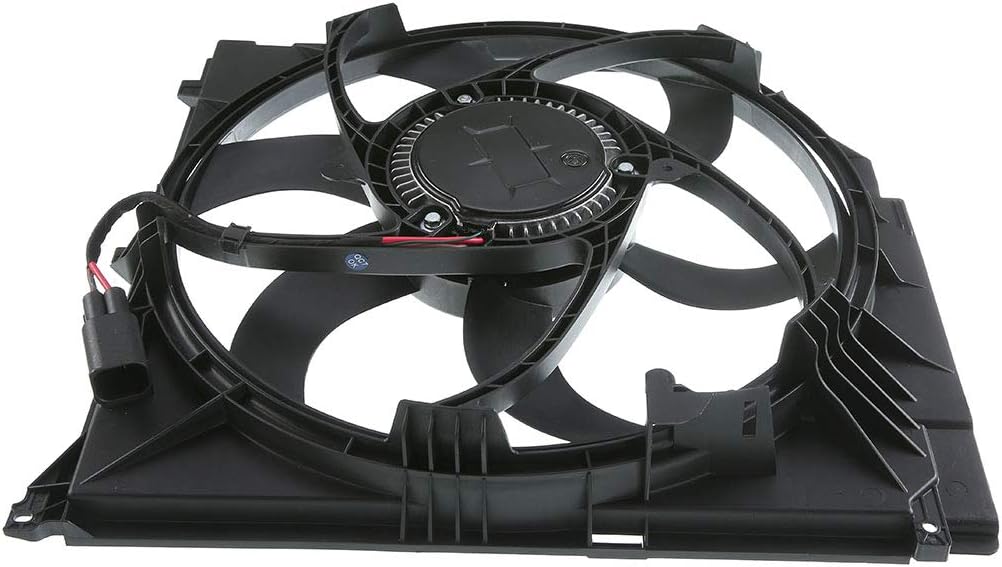 A-Premium Radiator Cooling Fan Assembly Replacement for BMW E83 Series X3 2004-2010 Sport Utility 2.5L 3.0L