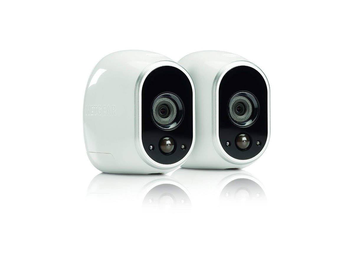 Arlo - Wireless Home Security Camera System | Indoor/Outdoor | 2 Camera Kit VMS3230-100NAS (Open Box)