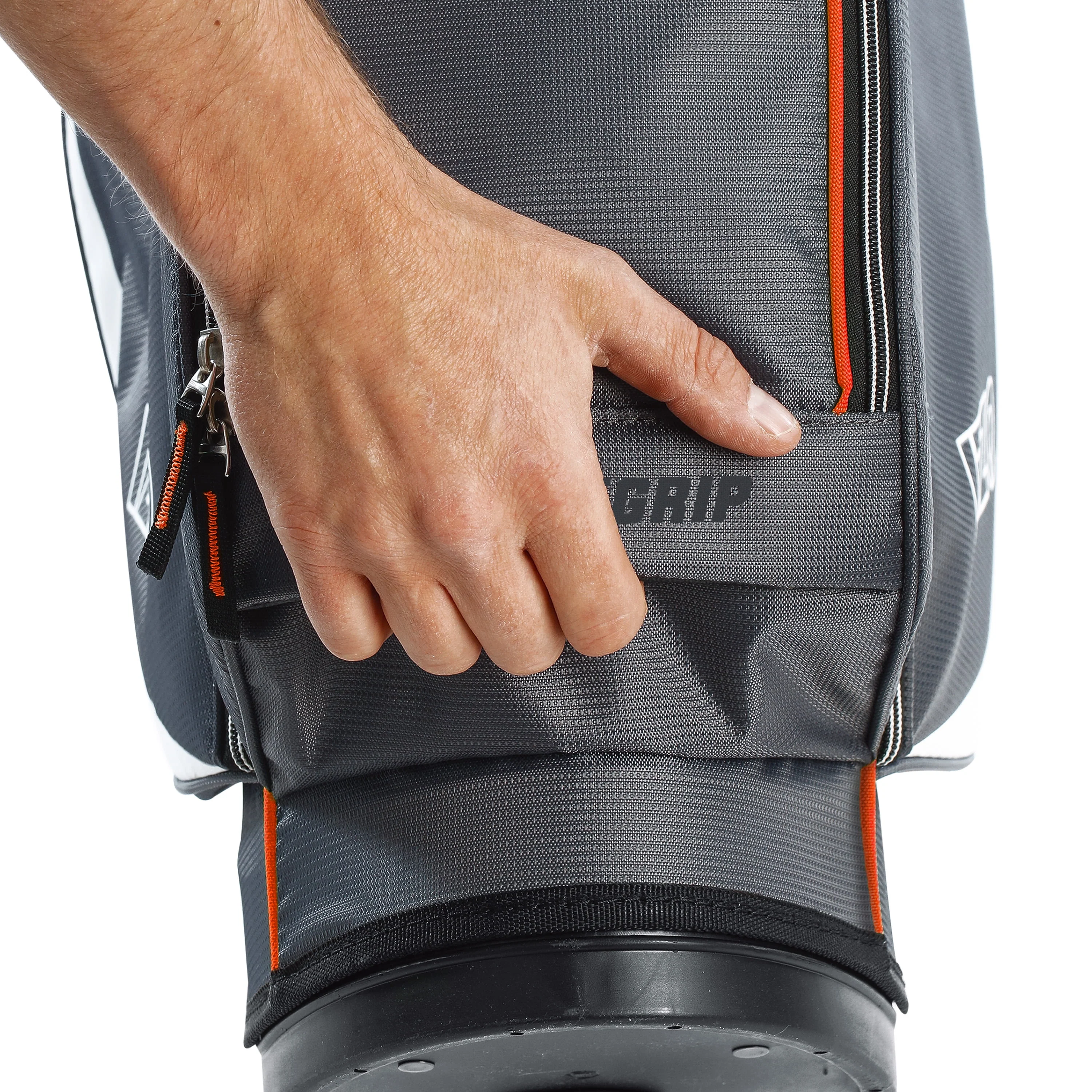 Izzo Golf Ultra-Lite Stand Bag - Grey/Lime
