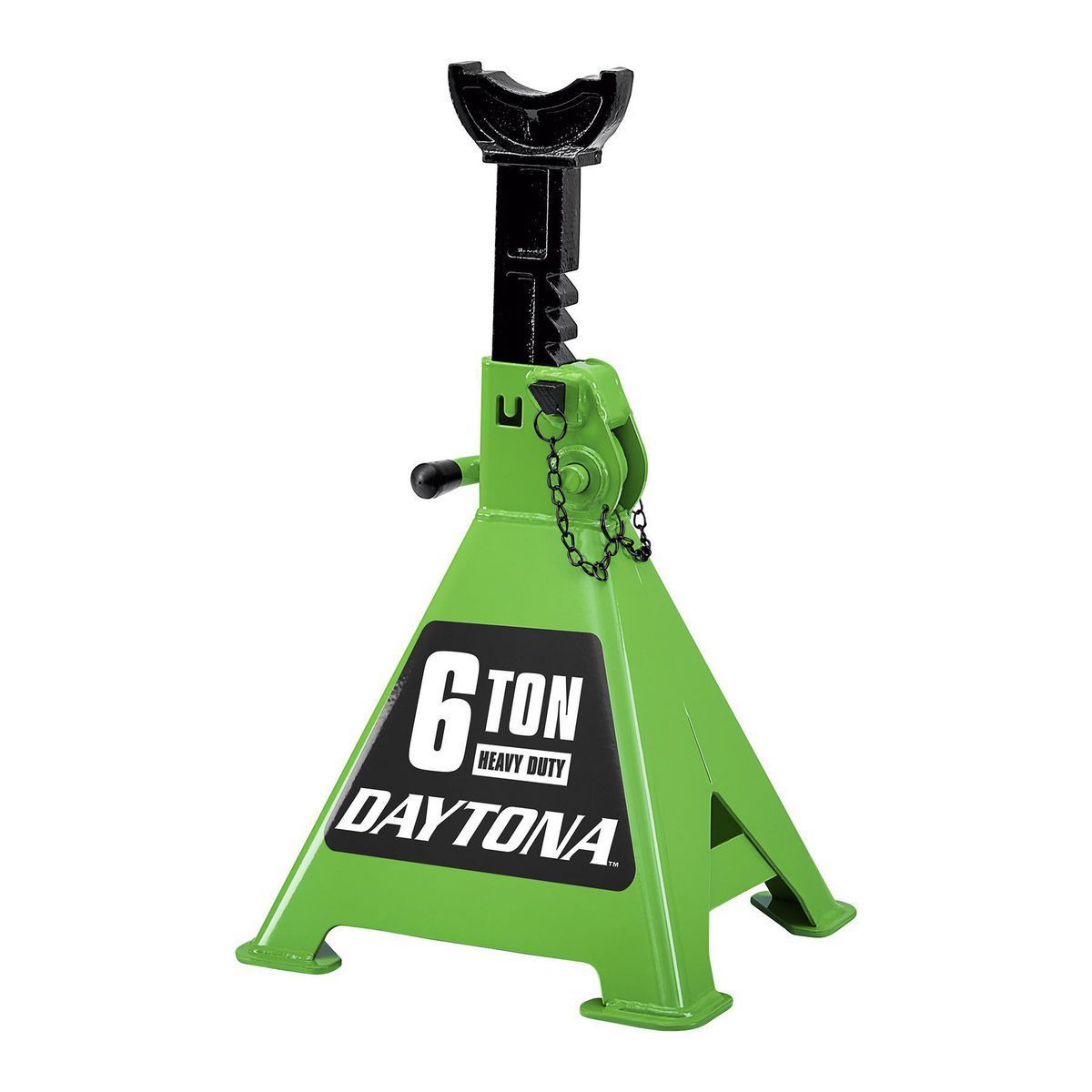 DAYTONA 6 Ton Heavy Duty Ratcheting Jack Stands, Slate Gray