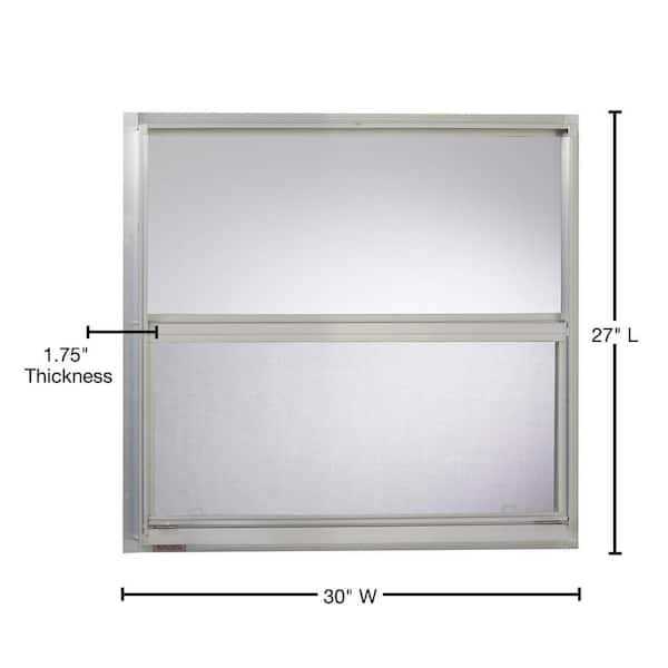 TAFCO Windows 30 in. x 27 in. Mobile Home Single Hung Aluminum Window - Shop Hardware Tools Online Store
