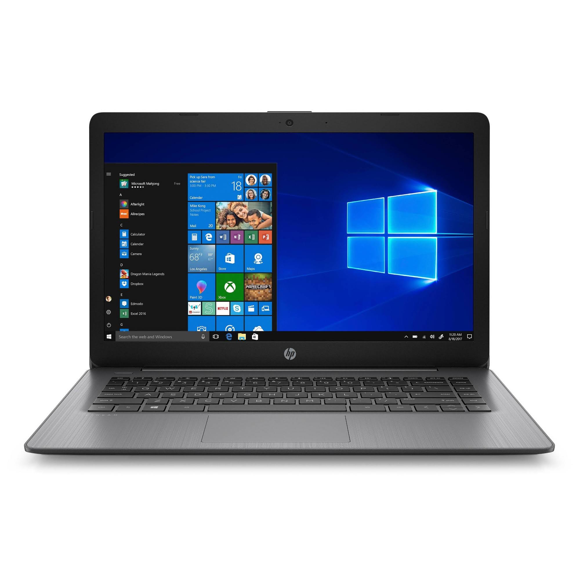 HP Stream 14x22 Laptop - 1.5GHz AMD A4-9120e - 4GB RAM - 32GB HD