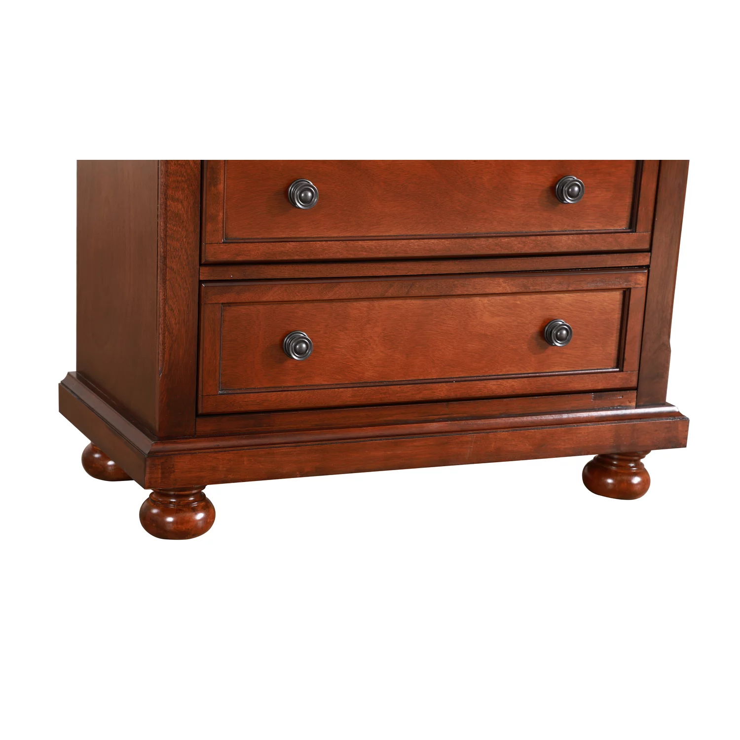 Glory Furniture Meade 5 Drawer Chest in Cherry