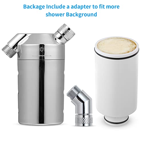 Safe Water Products Inline-Safe Legionella Water Filter for Wall Shower legionella Bacterial Shower Head Filter Removed 99.99999% of Bacterial Harmful Substance S