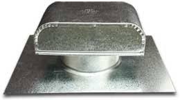Metal Roof Vent Cap with Screen - 4 inch JV426