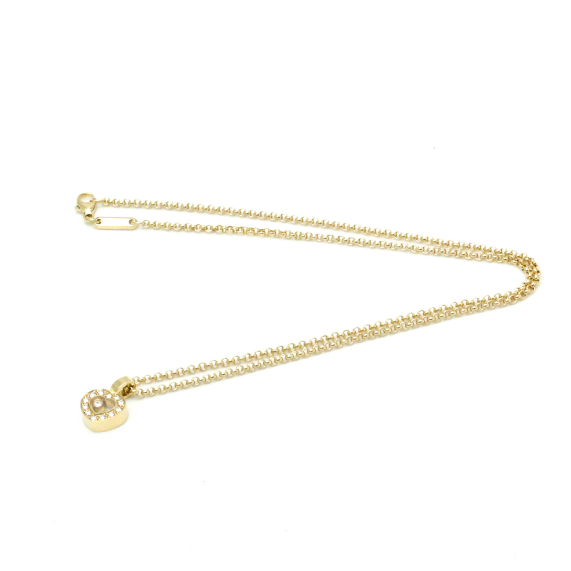 Pre-Owned Chopard Happy Diamonds 79/2936-20 Yellow Gold (18K) Diamond Men,Women Fashion Pendant Necklace Carat/0.2 (Gold) (Good)