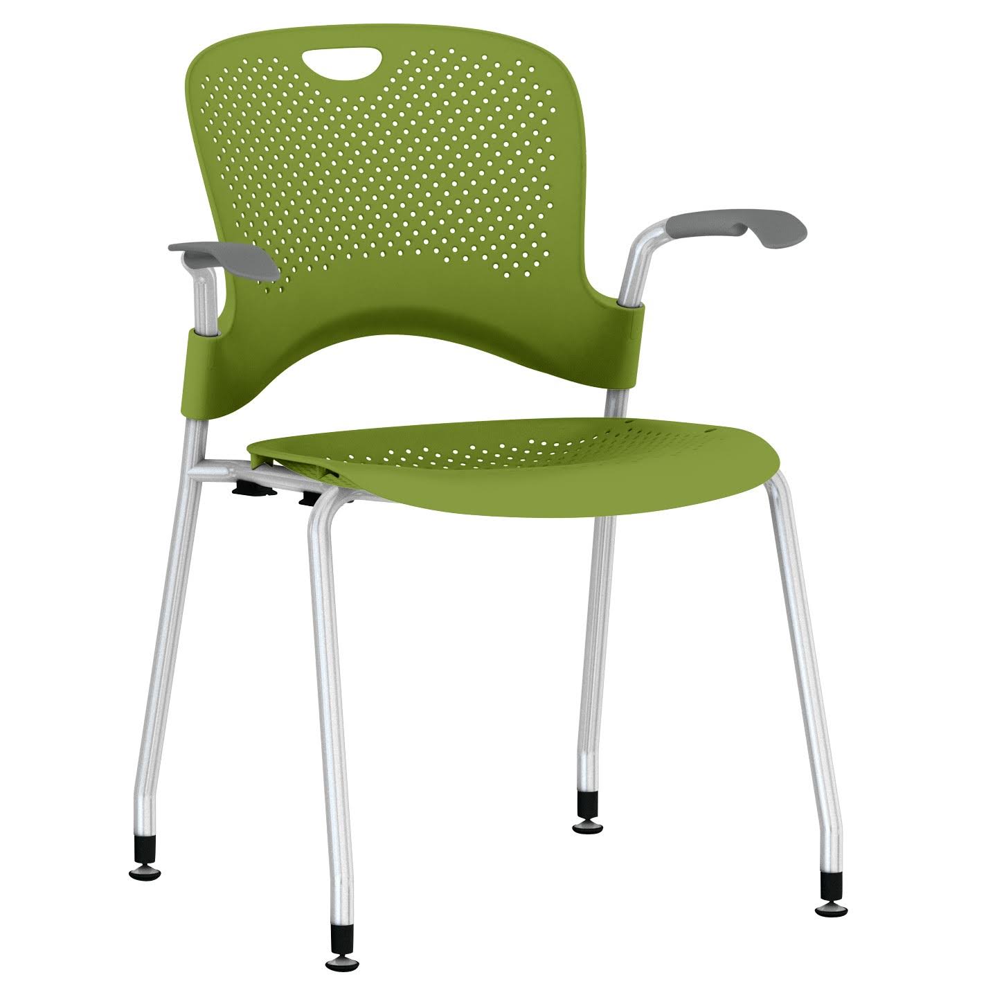 Caper Stacking Chair in Grey by Jeff Weber for Herman Miller (WC410PMS79YXSY)