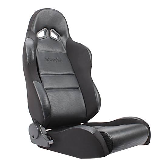Scat Enterprises 80-1605-61l Sportsman Racing Seat - Left - Black Vinyl/Vlour