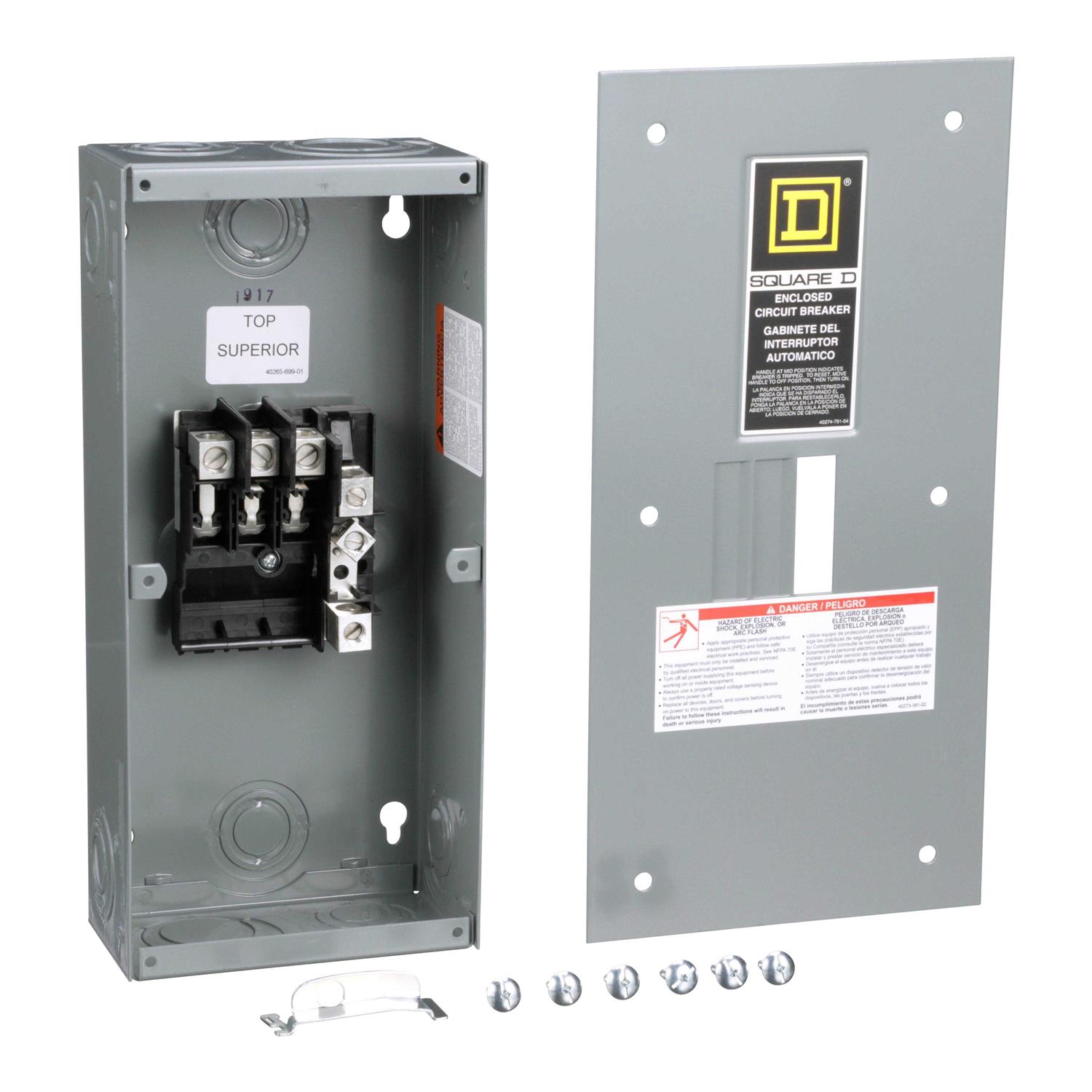 Square D QO3100BNF Enclosure Qo Circuit Breaker 240V 100A Nema 1Flush - Shop Hardware Tools Online Store