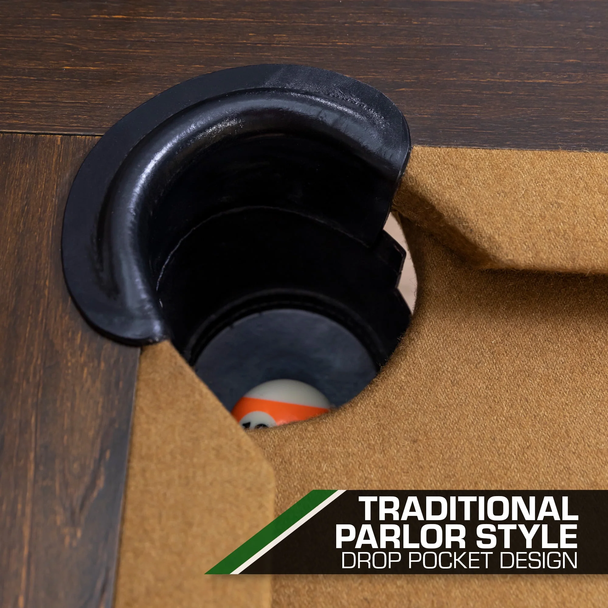 Classic Sport Dayton 96 x 55 Pool Table, Tan, Set up in 10 Minutes