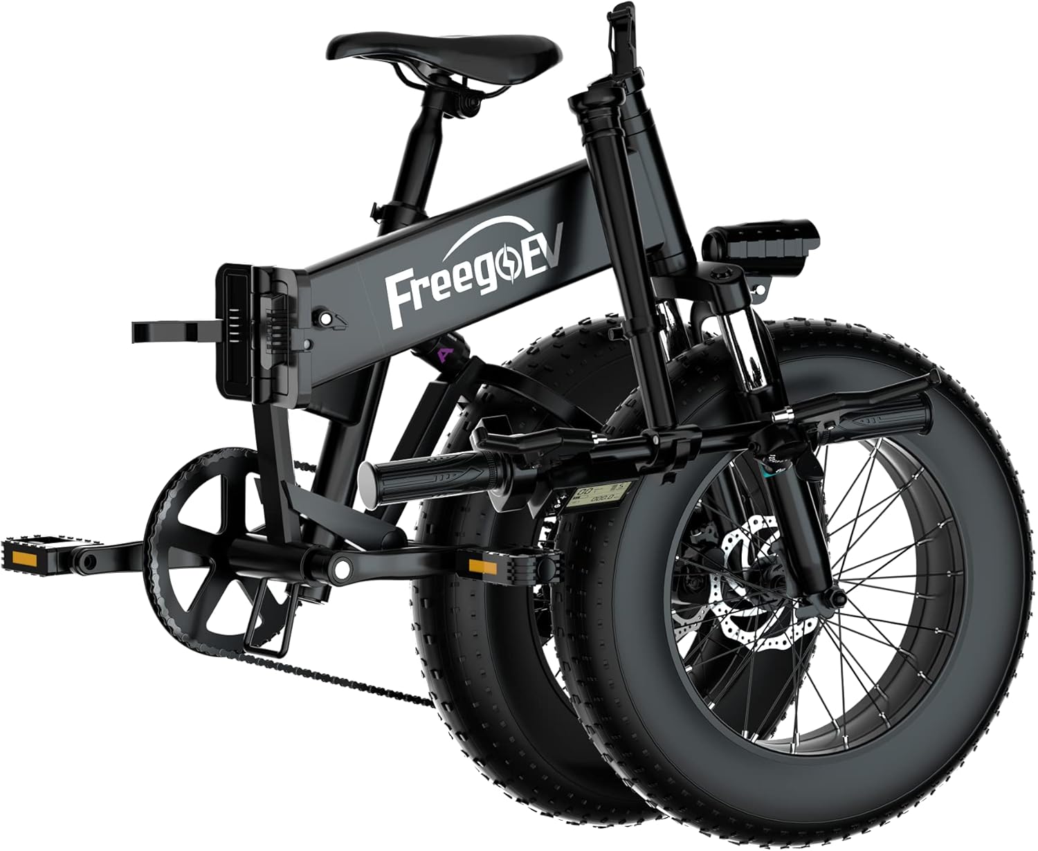 Electric Bike for Adult 1000W 20 inch 4.0″ Fat Tire Ebikes, Foldable 48V 10.4A Lithium Battery Ebike Mountain Beach Snow Electric Bicycle Dual Shock Absorbers 7 Speed