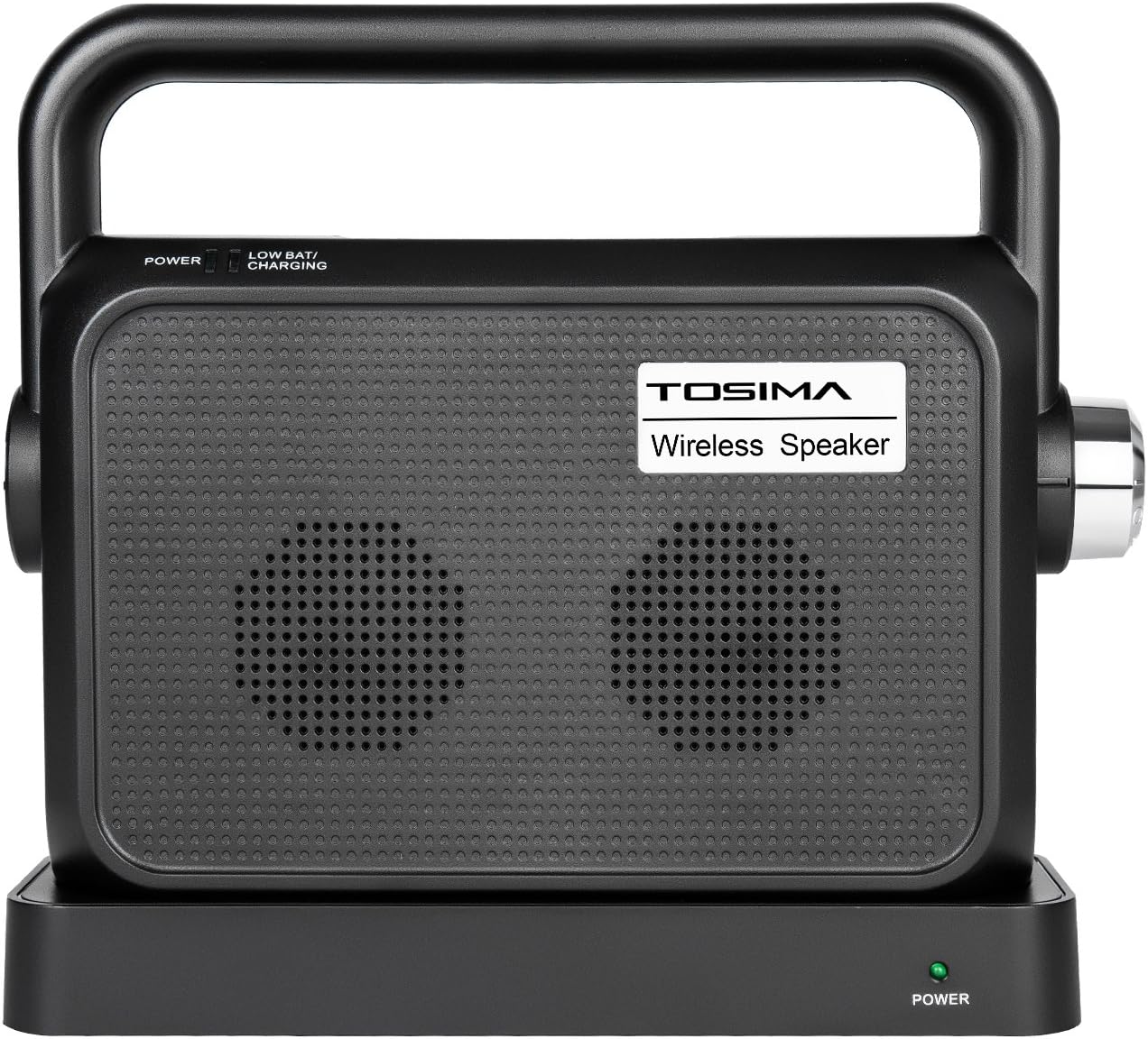Wireless TV Speakers Hearing Assistance-Portable TV Soundbox,TV Sound Amplifier,Audio Hearing Aid Devices,Full Range Stereo Sound Box with Headset Jack Applicable