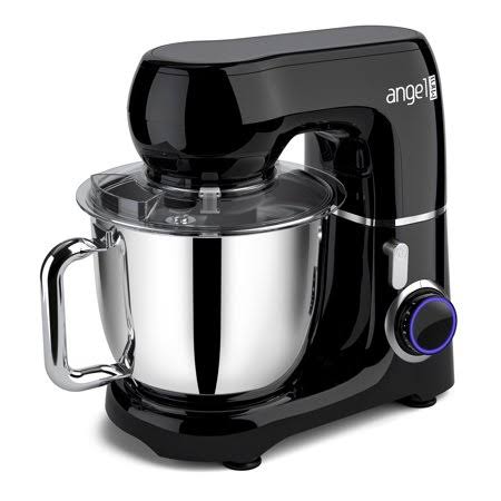 Mini Angel Stand Mixer,10-Speed 5.5qt Kitchen Electric Mixer with DIY Color Stickers,Tilt-Head Food Mixer with Dough Hook, Wire
