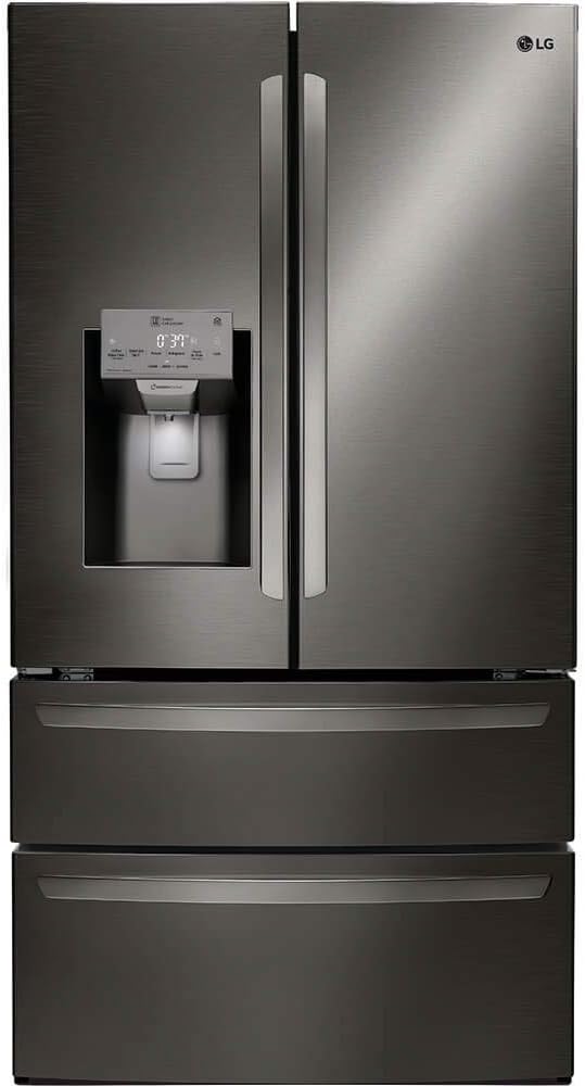 LG LMXS28626D 28 cu.ft. 4-Door French Door Refrigerator - Black Stainless Steel