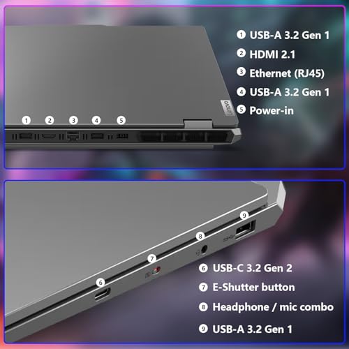 Lenovo LOQ 15 15ARP9 RTX 4050 Pro Gaming Laptop, 15.6 FHD 144Hz IPS Display, AMD Ryzen 7 7435HS, NVIDIA GeForce RTX 4050, 32GB DDR5, 1TB SSD, Backlit Keyboard, Wi-Fi 6, Bundle with PCO Laptop Cooler