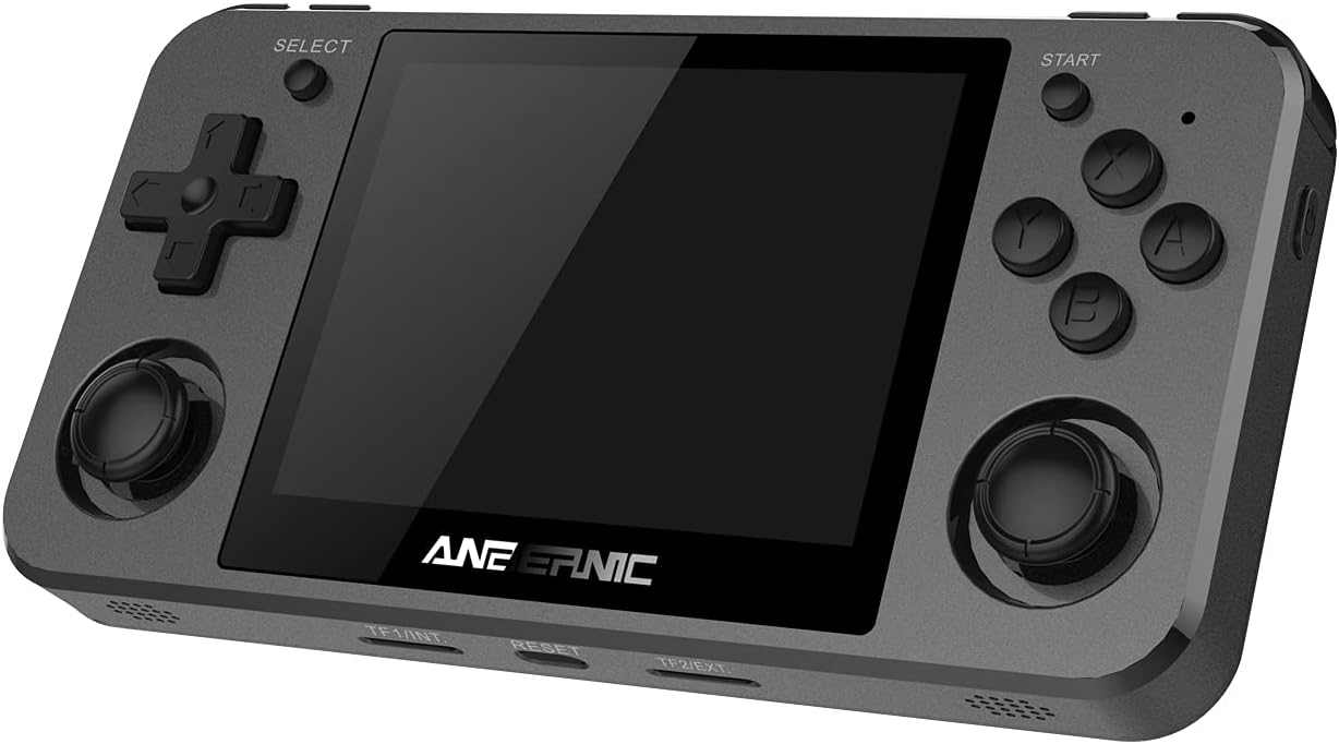 HAIHUANG Handheld Game Console,RG350M Retro Game Console OpenDingux Tony System with 32G TF Card ,Portable Game Console 3.5 Inch HD Screen Supports HDMI Output and 3.5mm Sound Headphones
