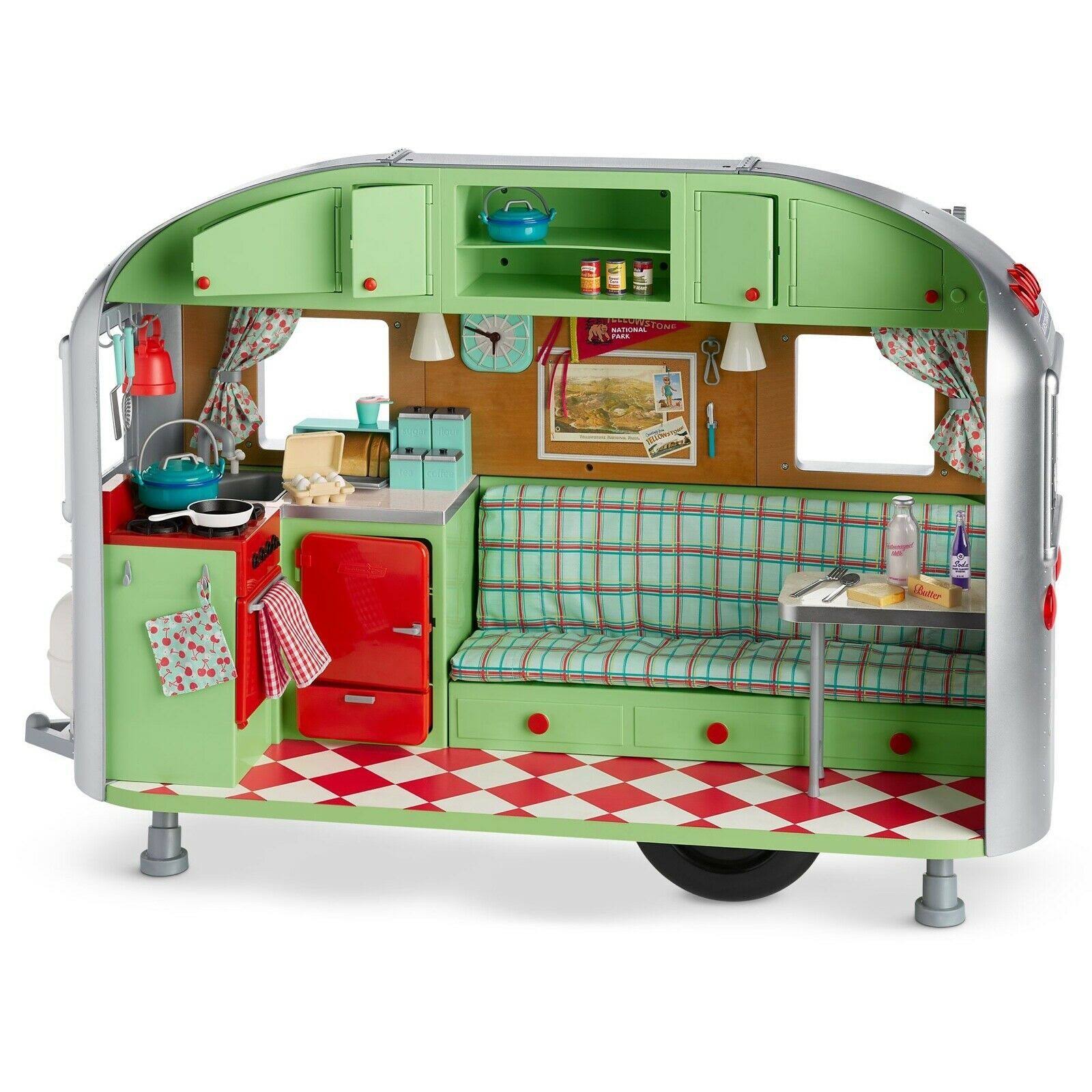 American Girl Maryellen Airstream Travel Trailer for 18x22 Dolls
