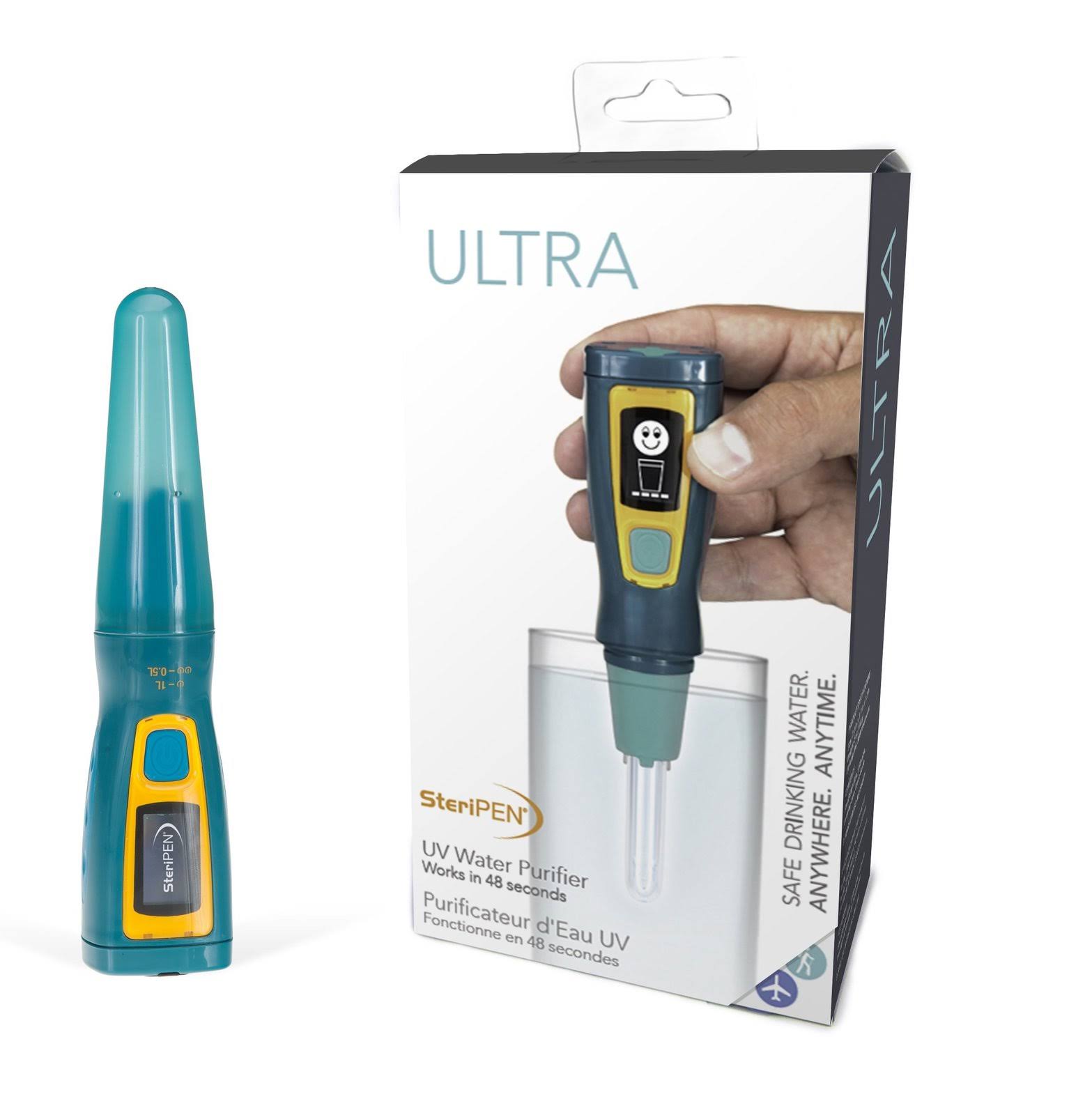 SteriPEN Ultra Portable UV Water Purifier, Blue