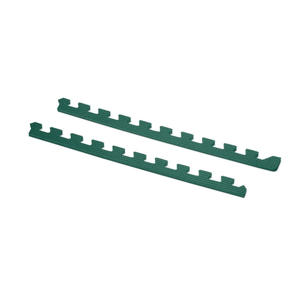 Norsk Dark Green 24 in. x 24 in. Eva Foam Non-Toxic Solid Color Interlocking Tile (24-Tile)