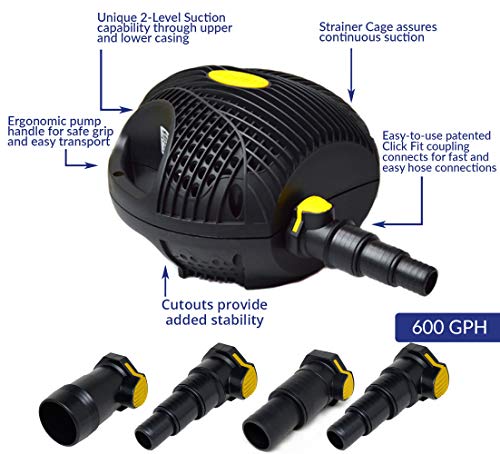 Laguna Max-Flo Waterfall and Filter Pump for Ponds
