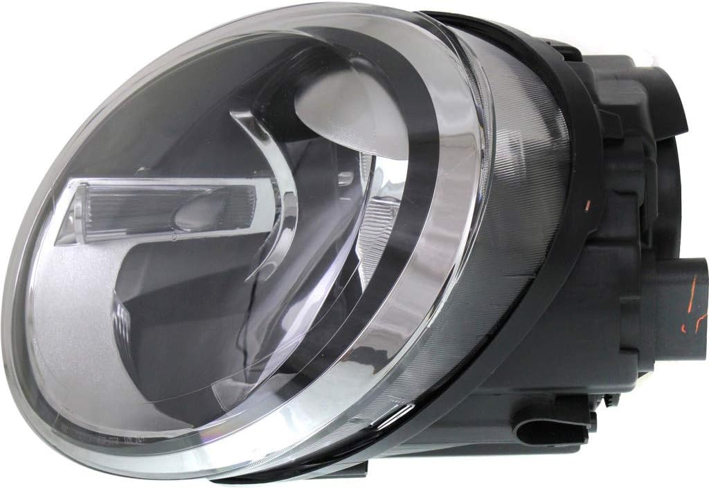 For Volkswagen Beetle Headlight Assembly 2012 13 14 15 16 2017 Pair Driver and Passenger Side Halogen CAPA Certified