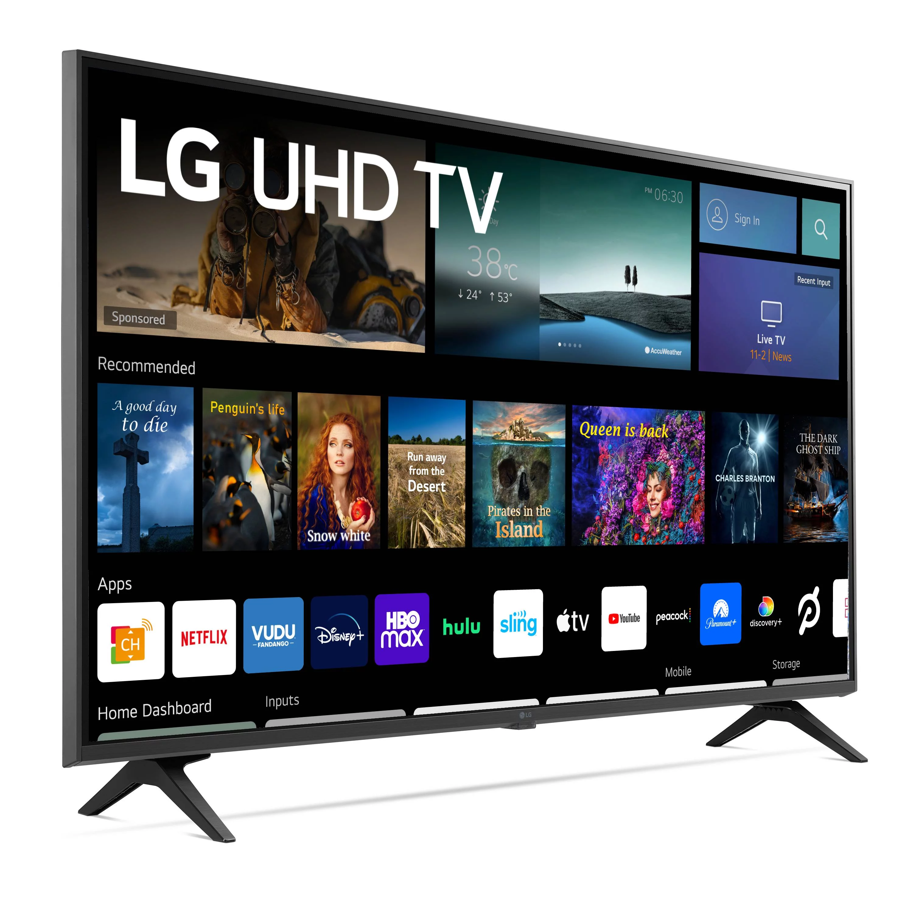 LG 43�� 4K UHD Smart TV 2160p webOS, 43UQ7070ZUD