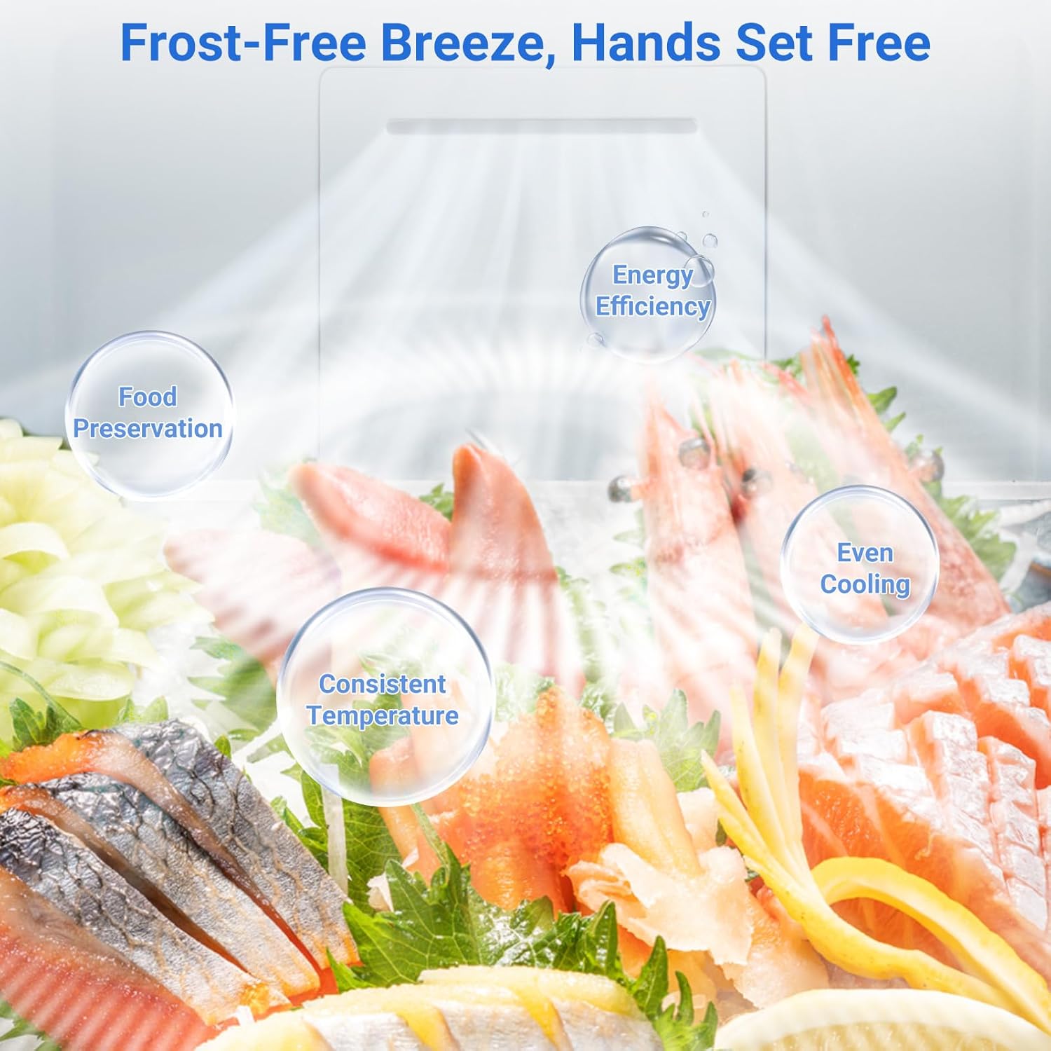 Smad Frost Free Upright Freezer 21 Cubic Feet, Convertible Freezer Refrigerator with LED Control Panel, Stand Up Freezer for Garage, Kitchen, Home, Office, Stainless Steel