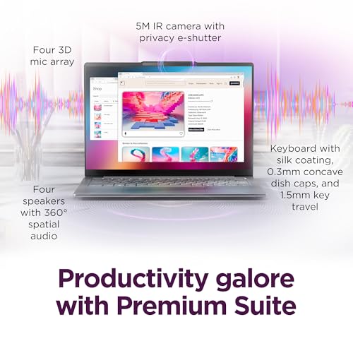 Lenovo Slim 7i Aura Edition - 2025 - Copilot+ PC - Core Ultra 7 Processor 256V - 14" WUXGA OLED Display - 16 GB Memory - 1 TB Storage - Luna Grey
