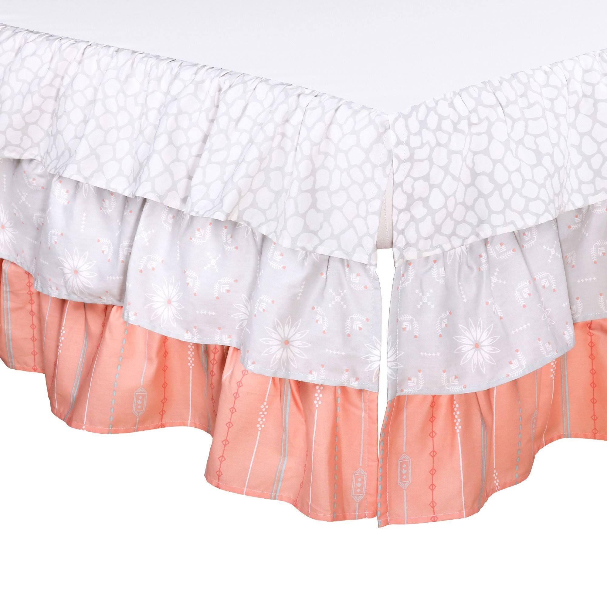 The Peanutshell Safari Love 3 Piece Crib Bedding Set