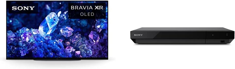 Sony 48 Inch 4K Ultra HD TV A90K Series: BRAVIA XR OLED Smart Google TV with Dolby Vision HDR, XR48A90K- 2022 Model UBP- X700M 4K Ultra HD Home Theater Streaming Blu-ray™ Player