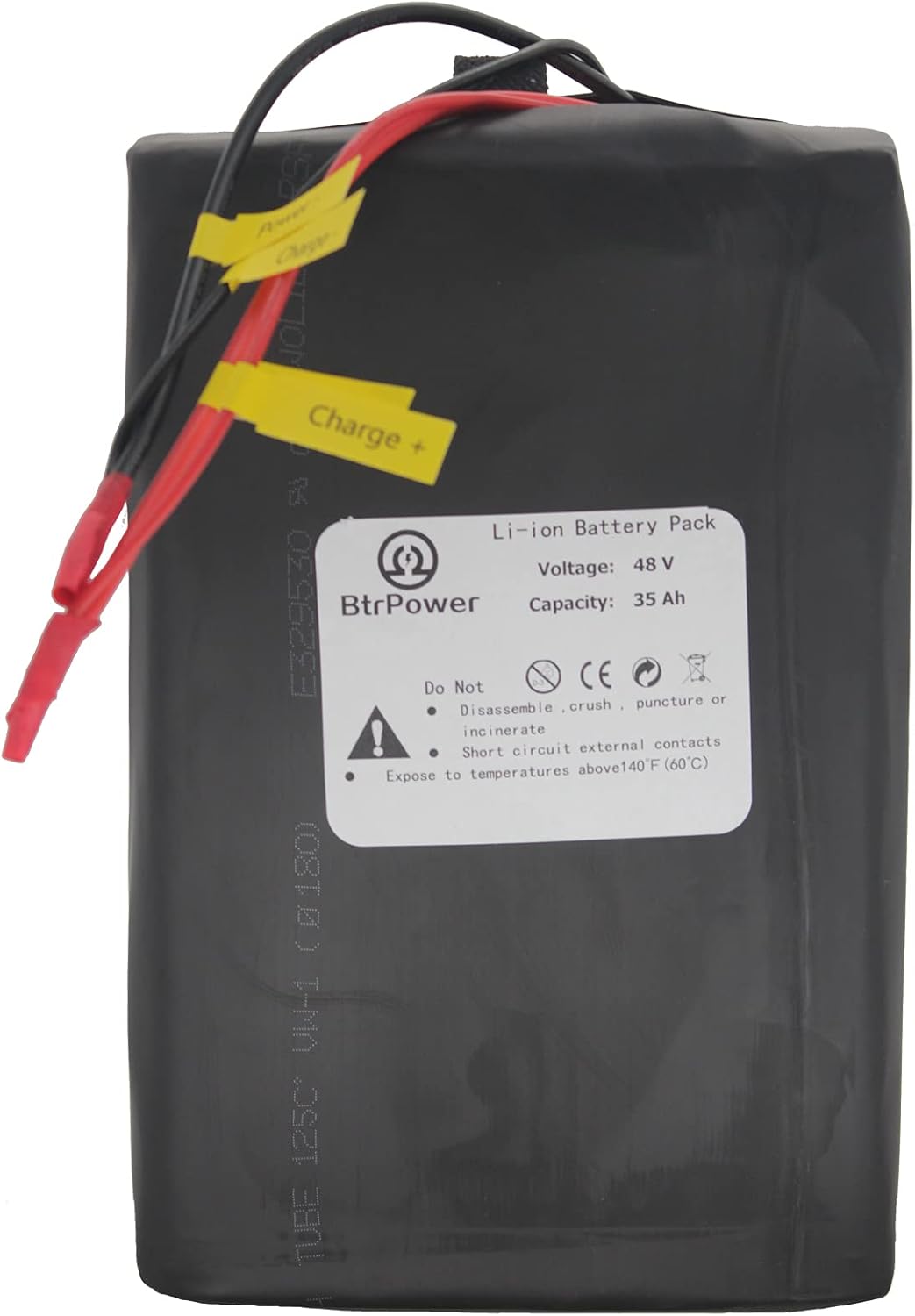 Ebike Battery 48V 10AH 18AH 20AH 30AH 50AH Lithium Ion / LiFePO4 Battery Pack with 5A Charger,50A BMS for 300W-3000W Motor