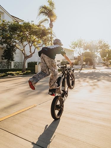 MACFOX X1S 2025 Ebikes for Adults, 750W Electric Bike Wheelie 25 MPH Max Speed, 38 Miles Range(PAS1), 20"x4" Fat Tires, City/School Commuting Electric Bike (UL2849, Class-3)