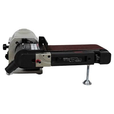 BUCKTOOL Belt Disc Sander 4 in. x 36 in. Belt and 6 in | Disc Sander Benchtop with 3/4HP Direct-Drive Motor and Portable Al Base