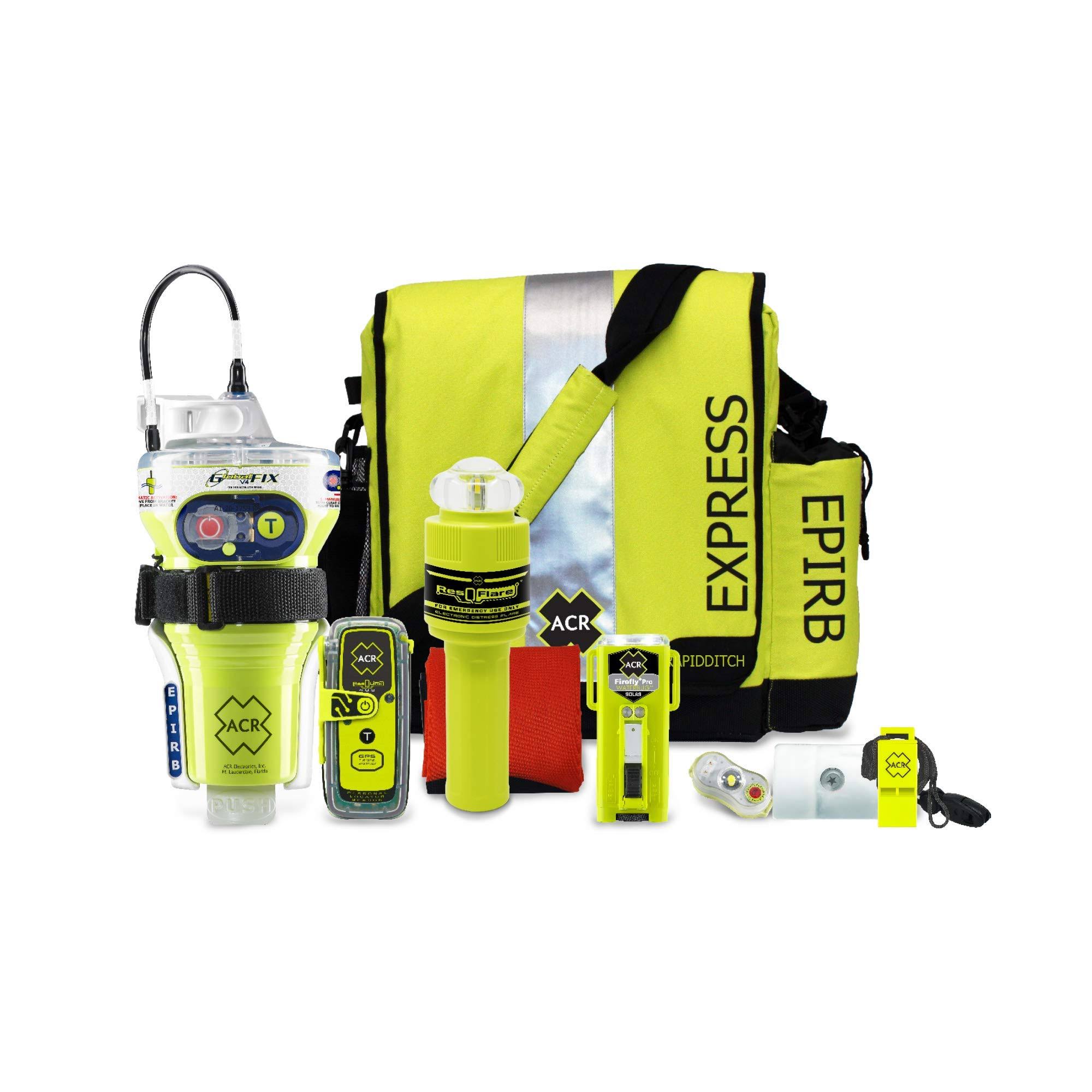 ACR GlobalFix v4 EPIRB u0026 ResQLink 400 PLB Survival Kit 2357