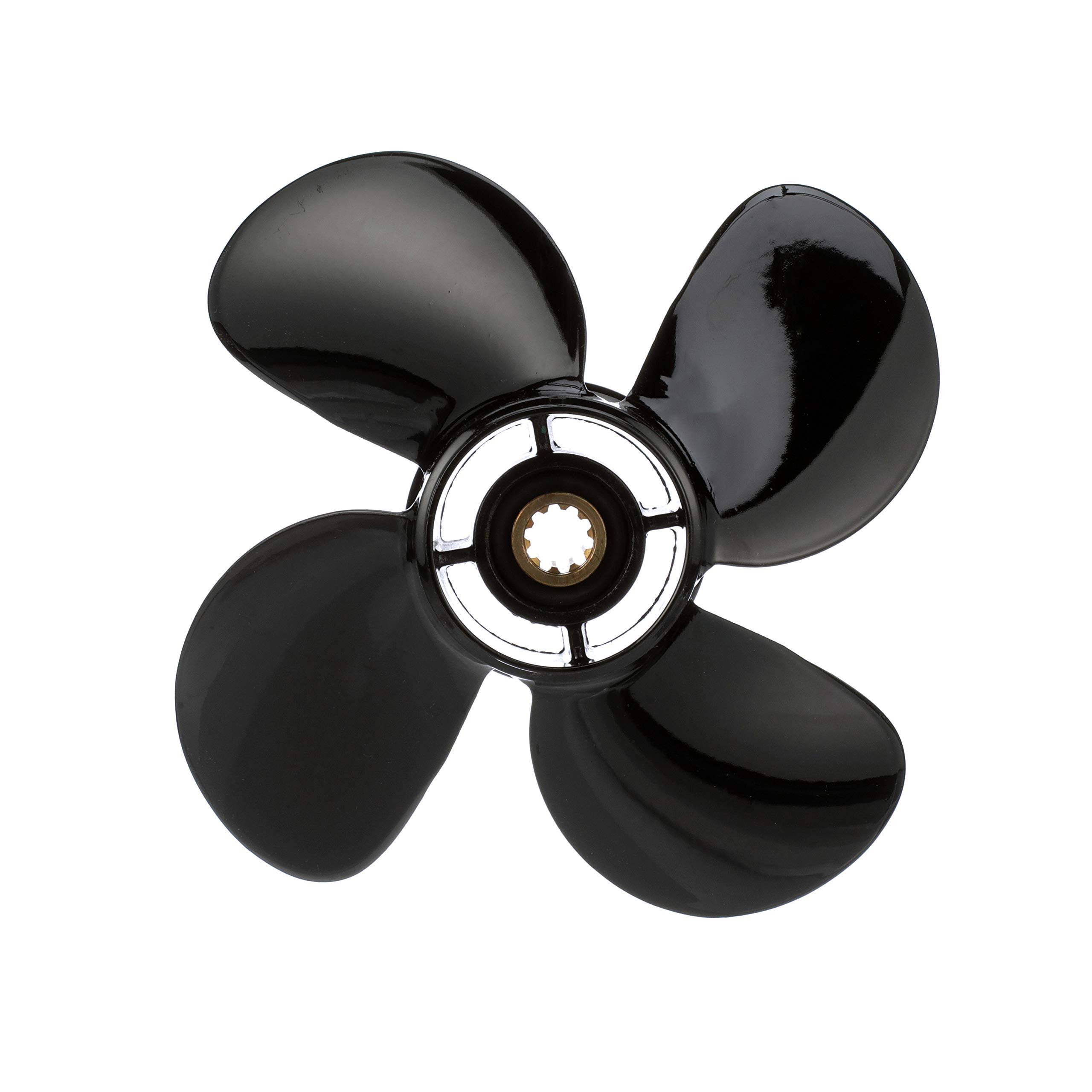 Quicksilver Nemesis 25-30hp Aluminum 4-Blade PROPELLER RH
