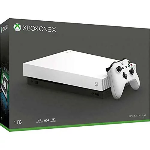 Microsoft Xbox One X 1TB Gaming Console White with Headset Cleaning Kit