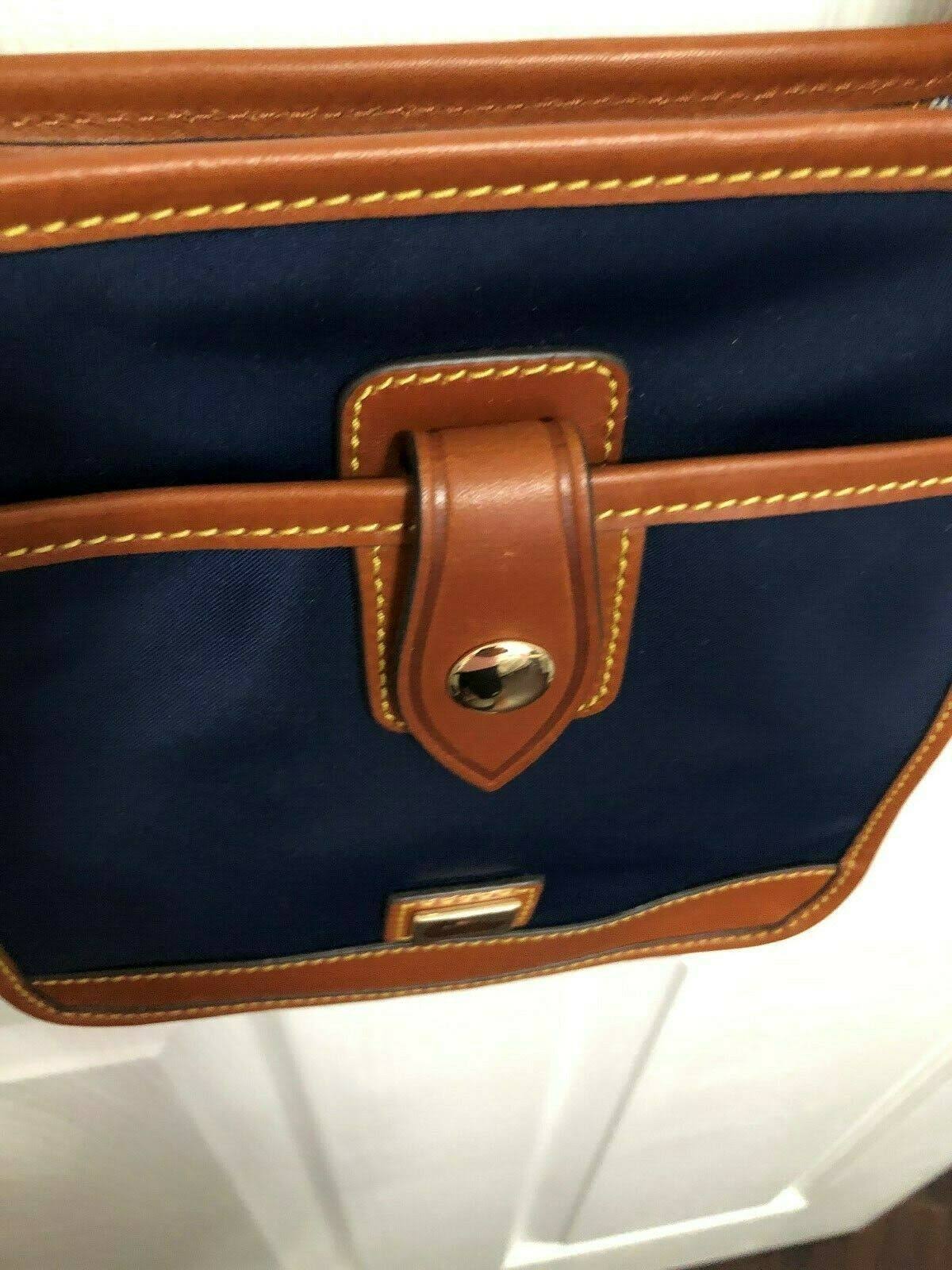 Dooney u0026 Bourke Wayfarer Nylon Letter Carrier Crossbody - Red/Gold