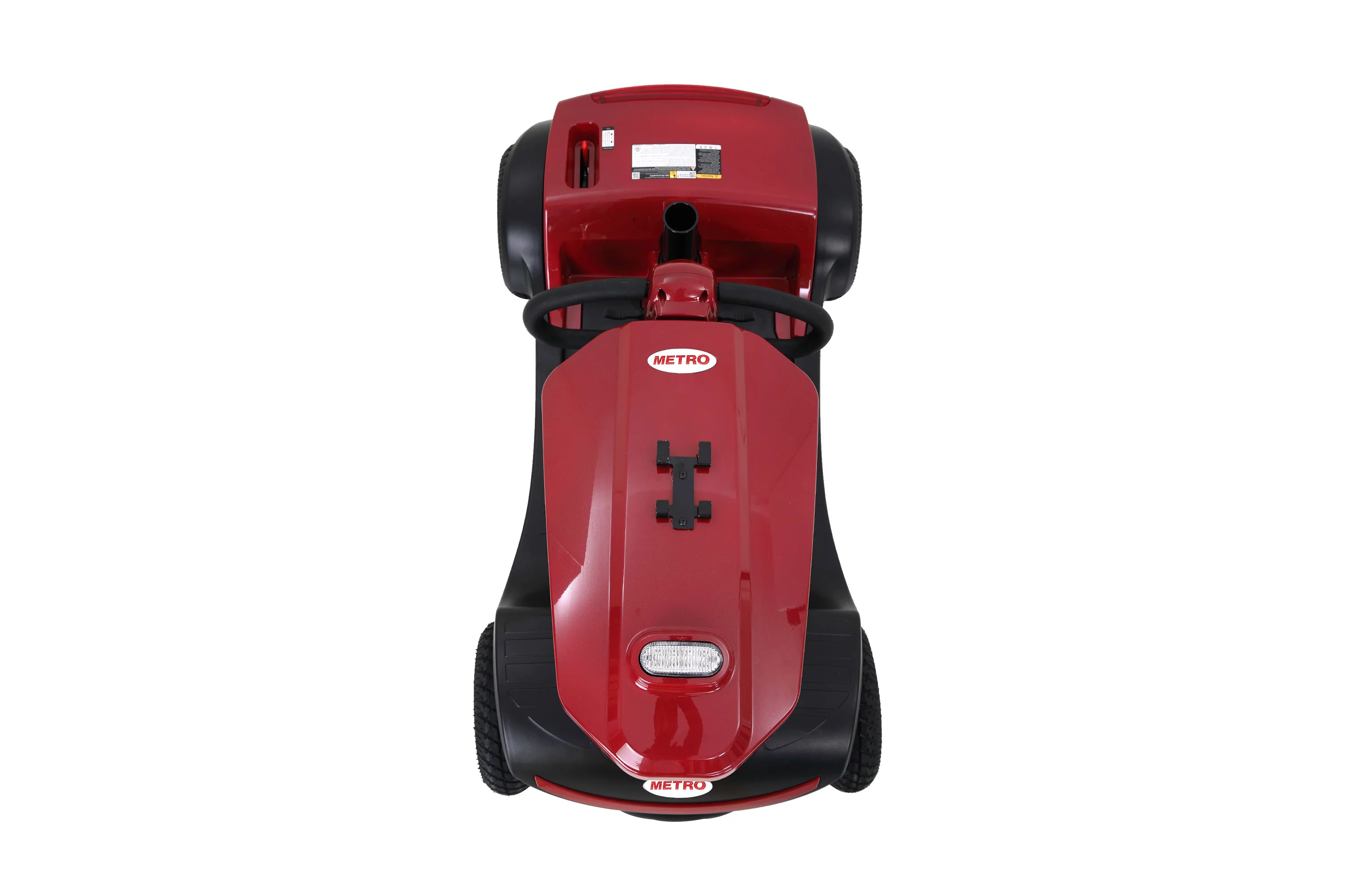 KUUFFER Outdoor Mobile Scooter with Windshield, Transformer 4-Wheel Mobility Scooter with LED Light - Curated Treasures Market