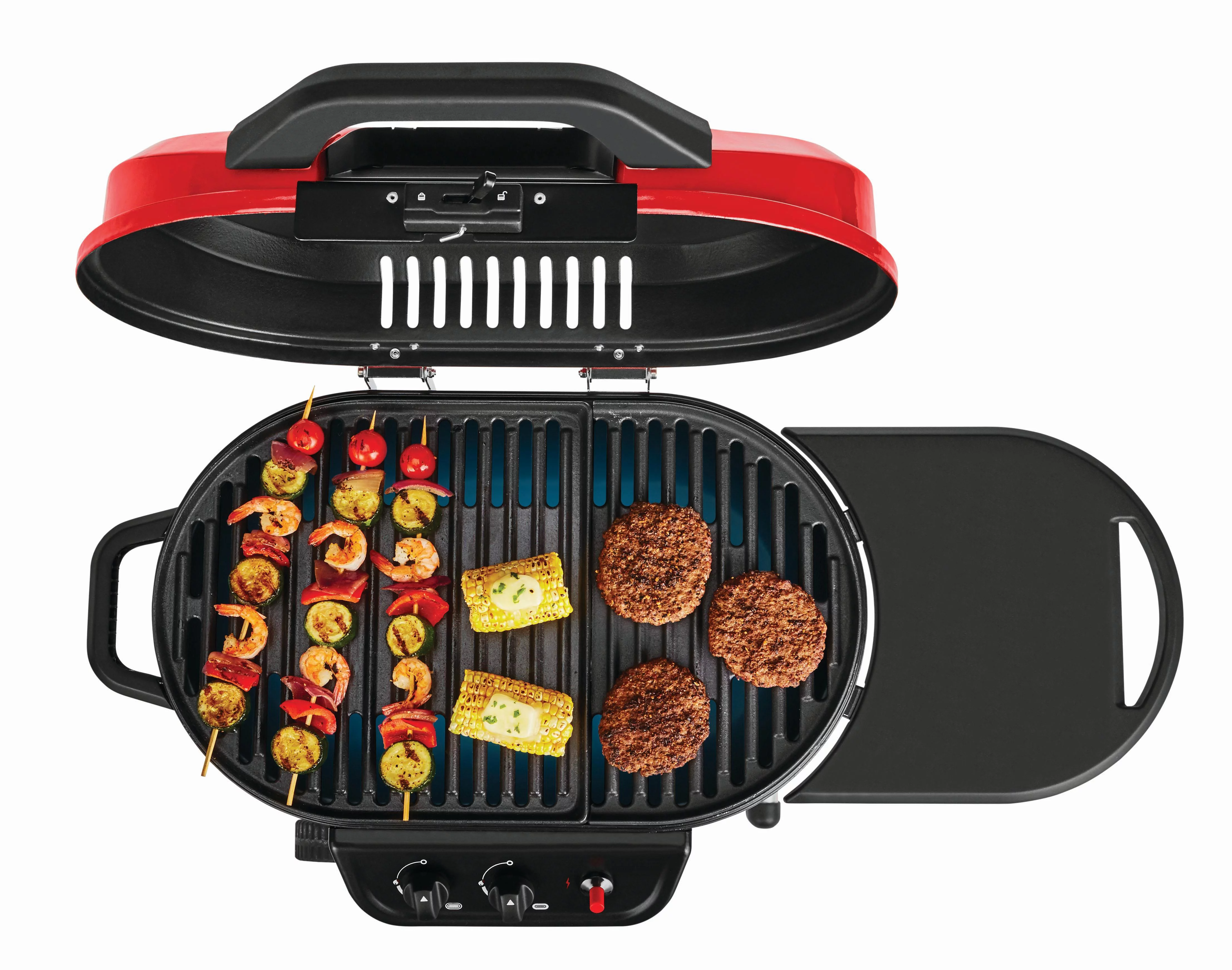 Coleman RoadTrip 225 Standup Propane Gas Grill, Red