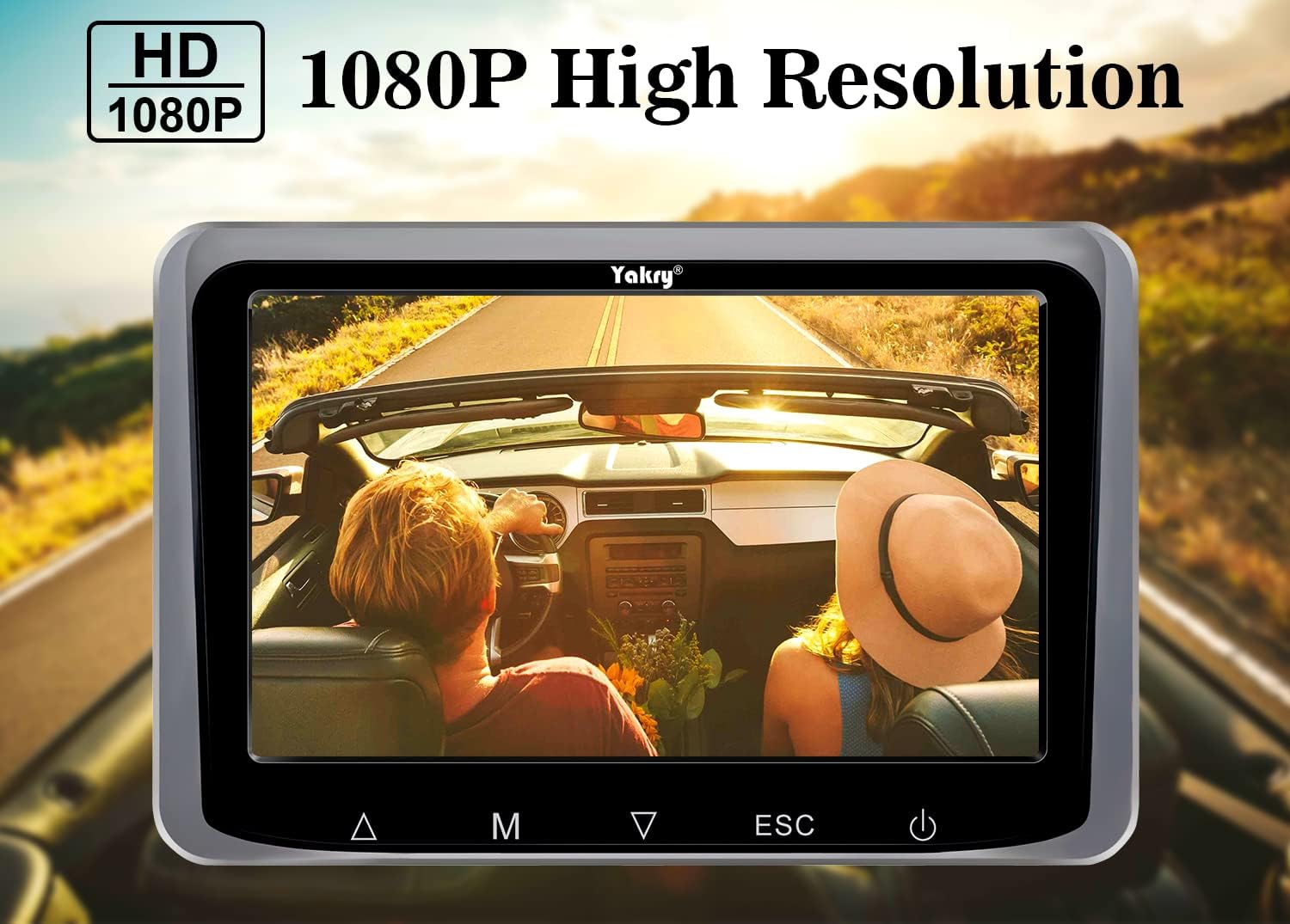 Wireless Backup Camera for Trucks HD 1080P with 5 Inch Monitor Bluetooth Backup Camera for Cars,Vans,Campers,Small RVs Stable Digital Signals DIY Installation Second RV Camera Available Add Yakry Y25