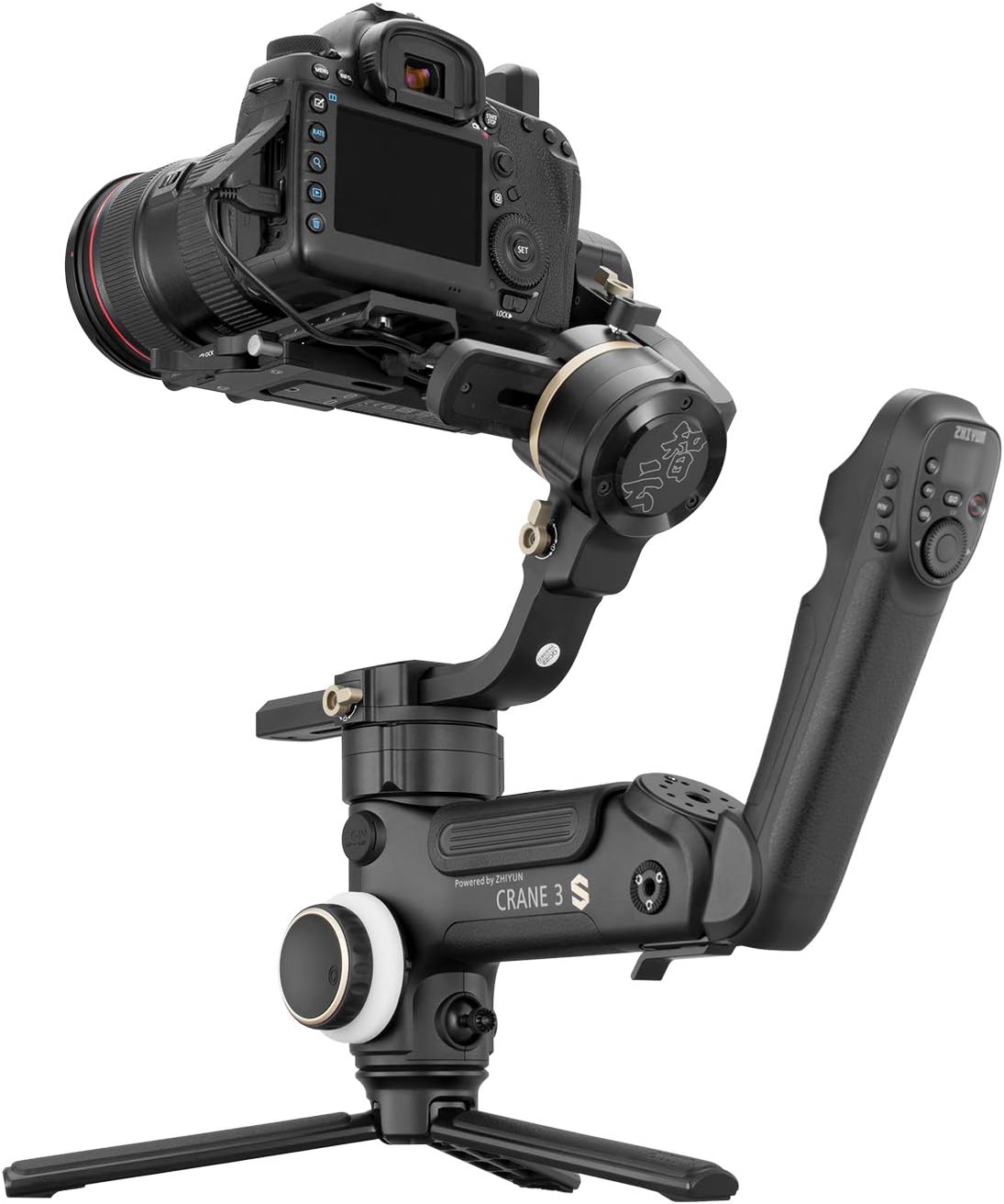 Zhiyun Crane 3S Smartsling Kit [Official] 3-Axis Handheld Gimbal Stabilizer for DSLR Cinema Cameras and Camcorder (with Smartsling Handle)