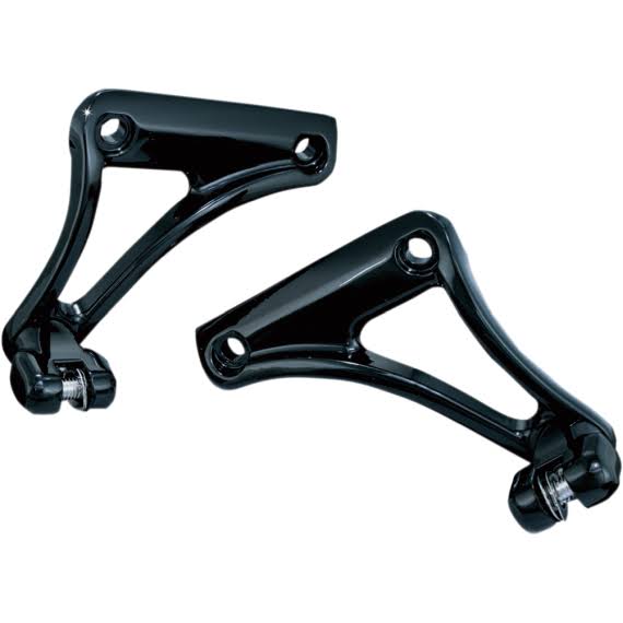 Kuryakyn 4334 Underseat Peg Mounts - Black