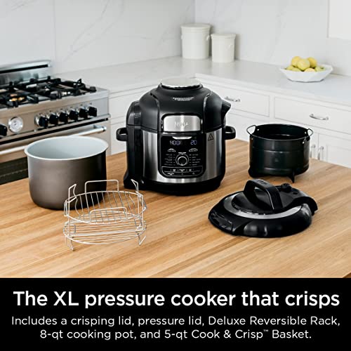 Ninja Foodi Pressure Cooker and Air Fryer with Nesting Broil Rack