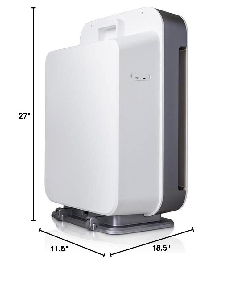 Alen BreatheSmart 75i HEPA Air Purifier- Medical Grade Filtration H13 True HEPA- Large Rooms 1,300 SqFt - 99.9% Airborne Particle Removal- Captures Allergens, Dust, Mold, Germs