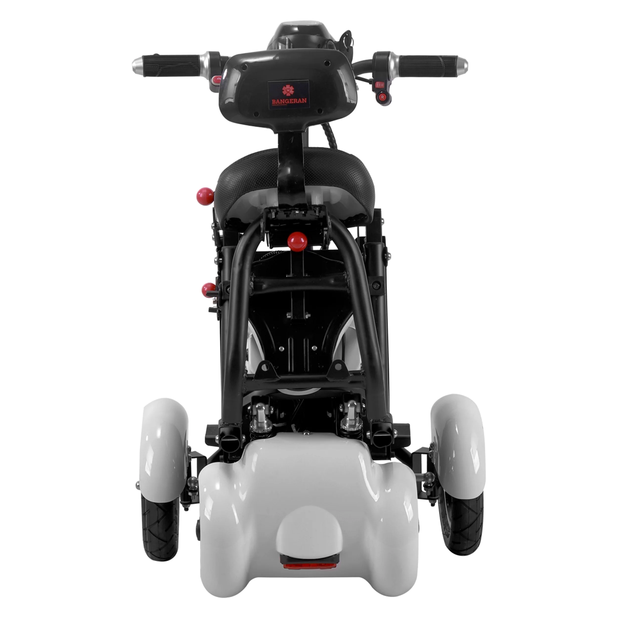 Bangeran Electric Mobility Scooter, 4 Wheel Foldable Portable, Up to 12 Miles - Blue