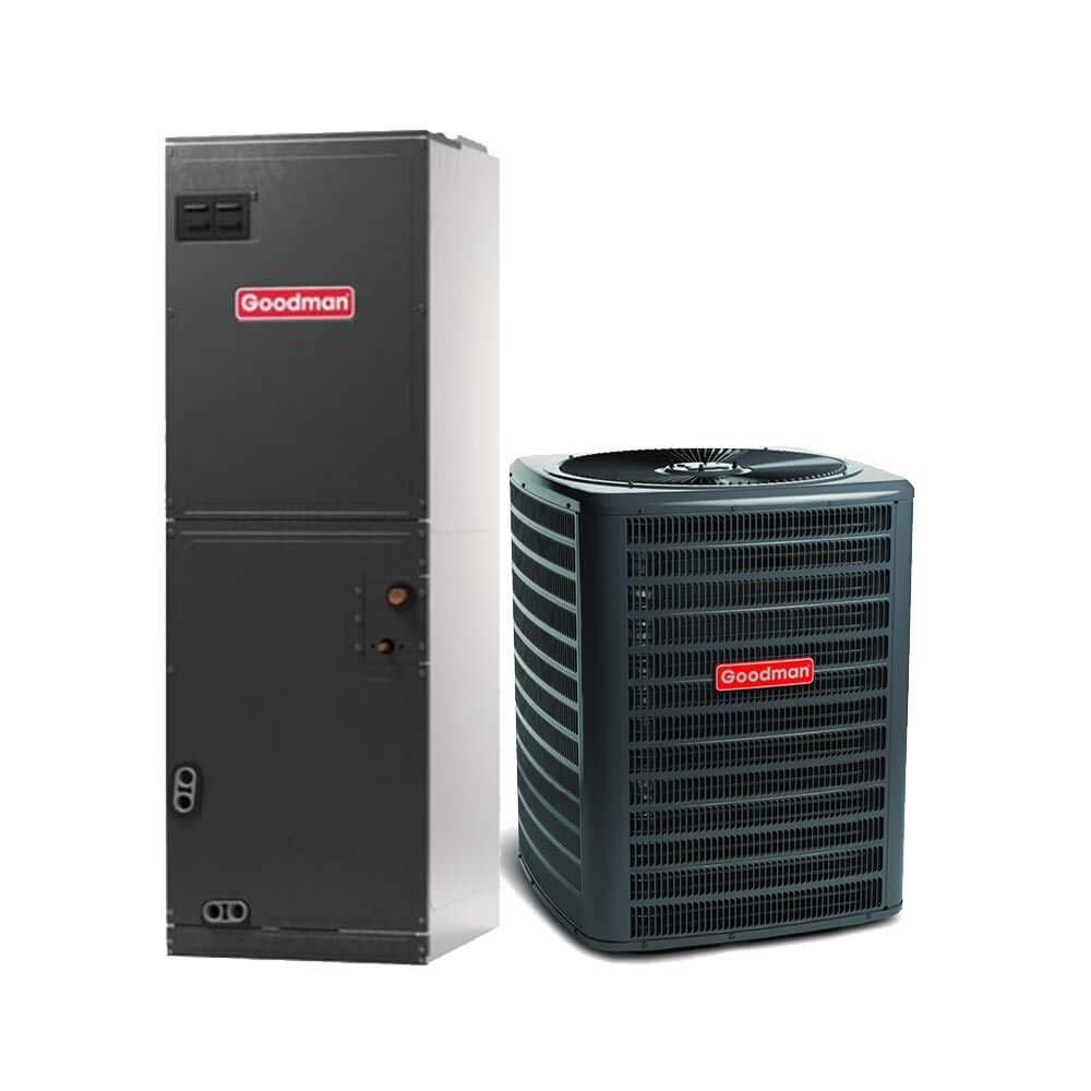 Goodman 3 Ton 16 Seer Heat Pump System with Multi Position Air Handler