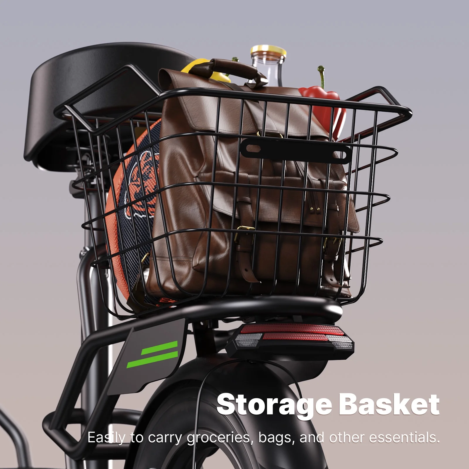 iSinwheel Electric Scooter with Seat for Adults, 700W Motor 30Miles & 21MPH, 14" Pneumatic Tire with Rear Spring Shock Ebike,  Turn Signals & Basket Foldable Commuter Scooter