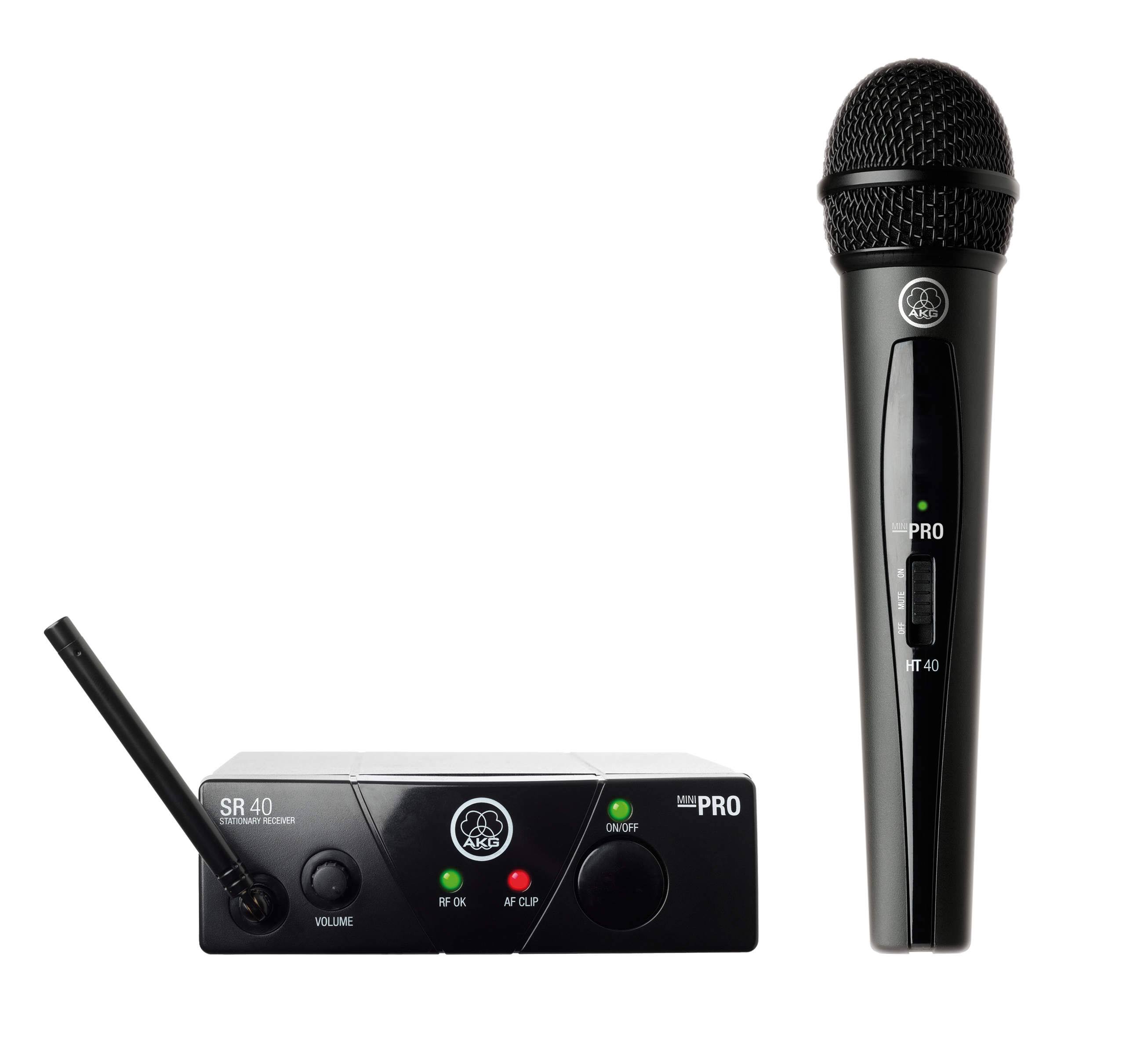 AKG WMS40 Mini Single Vocal Set Wireless Microphone System