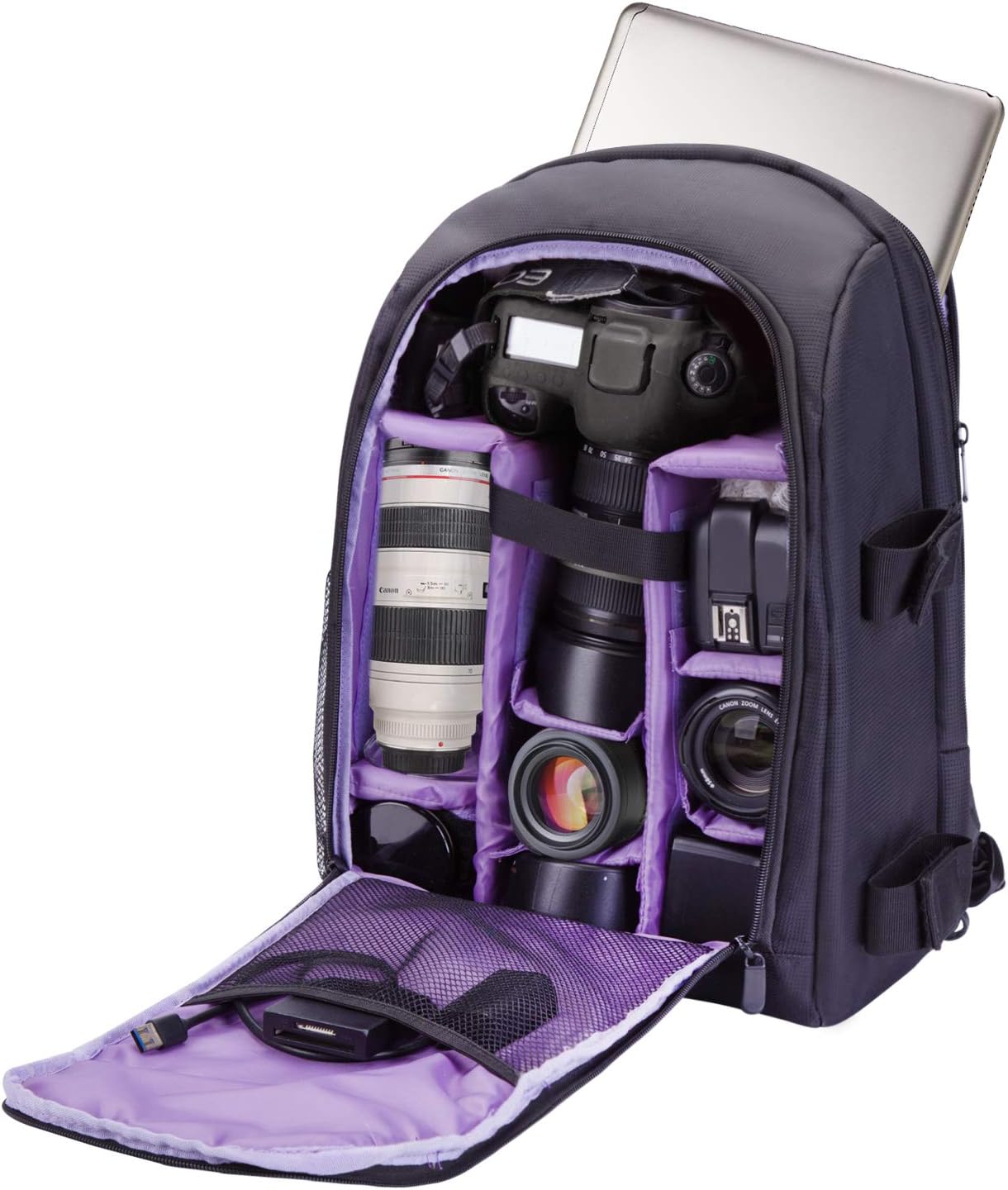 G-raphy Camera Backpack Photography DSLR Camera Bag Waterproof with Laptop Compartment/Tripod Holder for Dslr slr Cameras (Khaki)