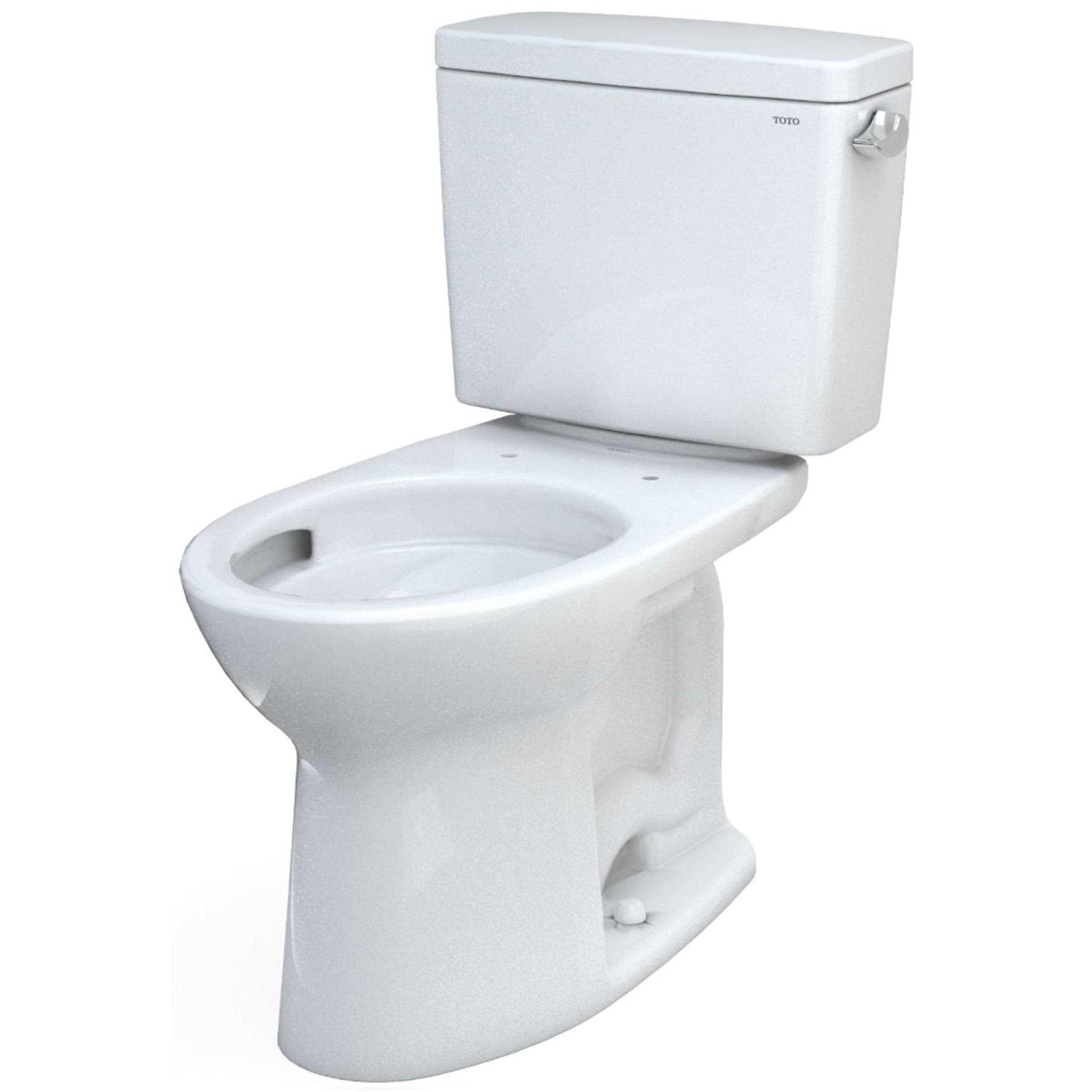 Toto Drake Two-Piece Elongated 1.28 GPF Tornado Flush Toilet with Cefiontect and Right-Hand Trip Lever CST776CERG#01 - Shop Hardware Tools Online Store